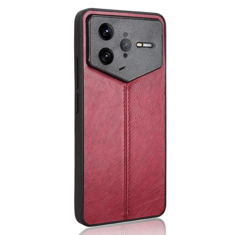 For Redmi K80 Pro Champion Edition Cow Pattern Sewing Back Cover Phone Case