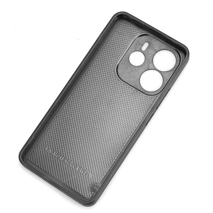 For Redmi Note 14 4G 163.25mm Cow Pattern Sewing Back Cover Phone Case