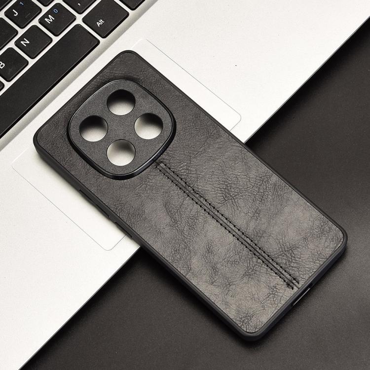 For Redmi Note 14 Pro 4G Cow Pattern Sewing Back Cover Phone Case