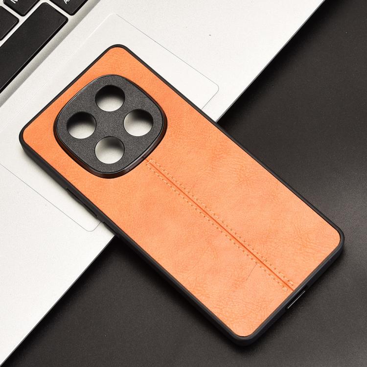 For Redmi Note 14 Pro 4G Cow Pattern Sewing Back Cover Phone Case