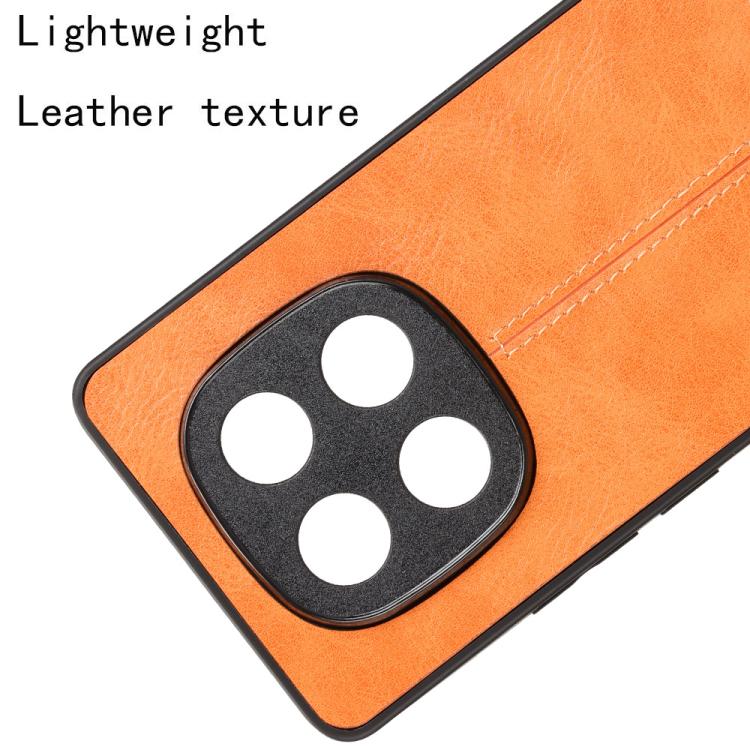 For Redmi Note 14 Pro 4G Cow Pattern Sewing Back Cover Phone Case
