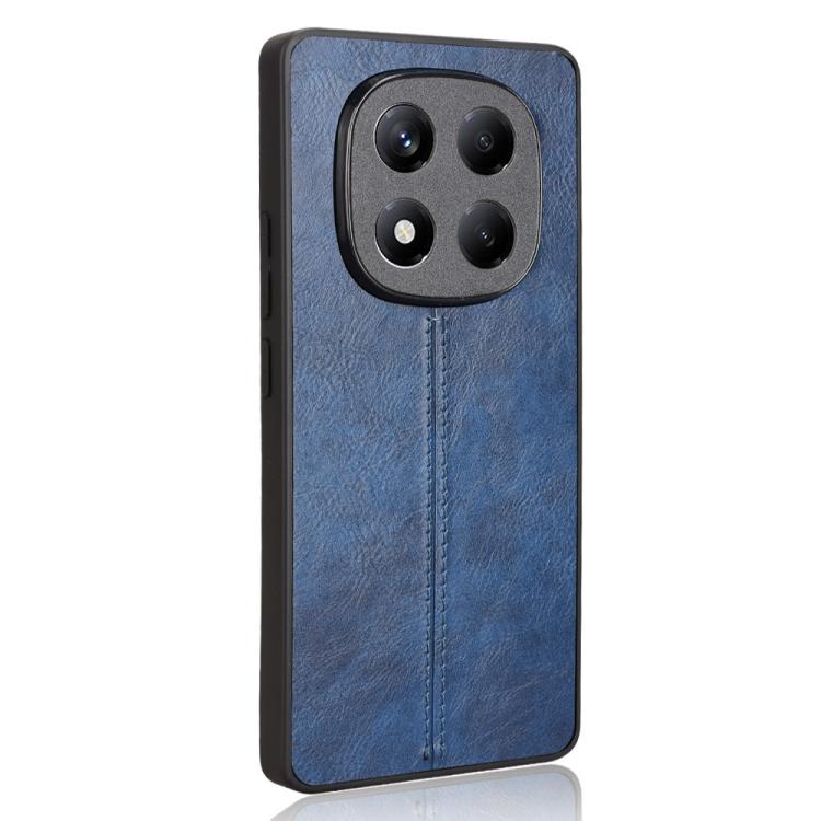 For Redmi Note 14 Pro 4G Cow Pattern Sewing Back Cover Phone Case