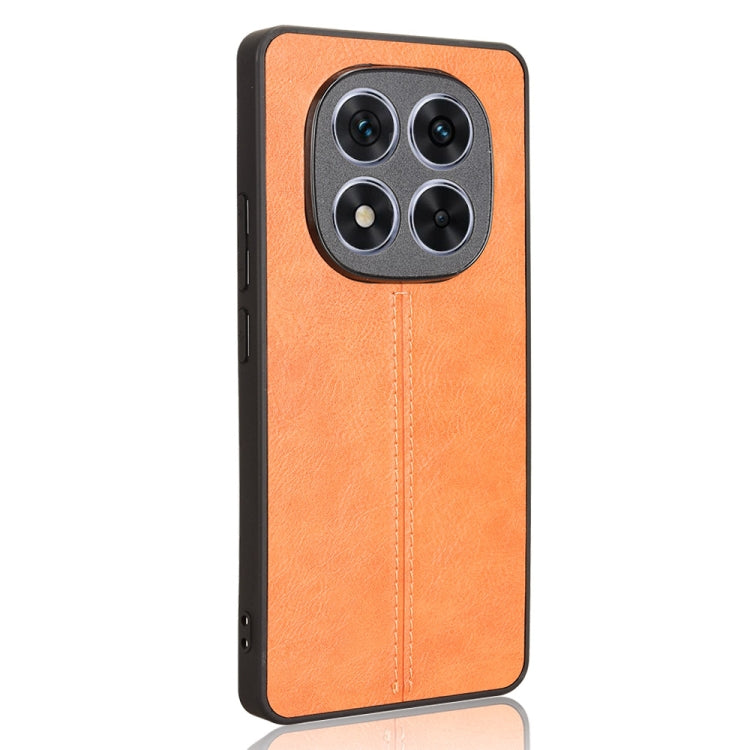 For Redmi Note 14 Pro 5G Cow Pattern Sewing Card Bag Phone Case