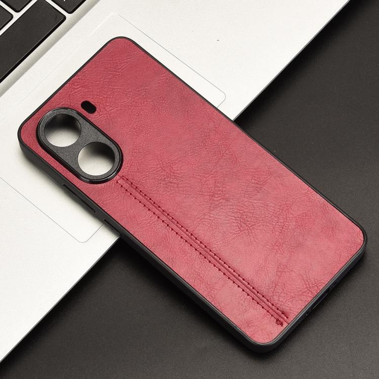 For Redmi Turbo 4 Cow Pattern Sewing Card Bag Phone Case