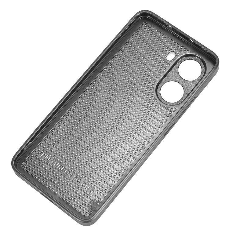 For Redmi Turbo 4 Cow Pattern Sewing Card Bag Phone Case
