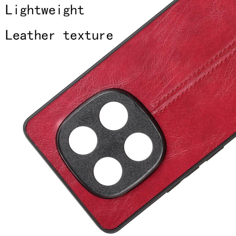 For Redmi Note 14 Pro 4G Cow Pattern Sewing Card Bag Phone Case