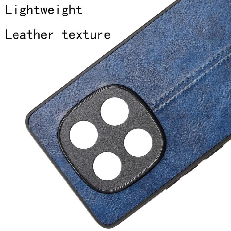 For Redmi Note 14 Pro 4G Cow Pattern Sewing Card Bag Phone Case