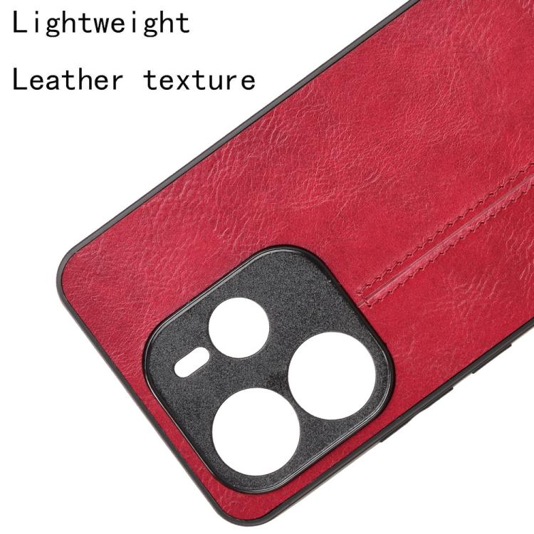 For Redmi Note 14 4G 163.25mm Cow Pattern Sewing Card Bag Phone Case