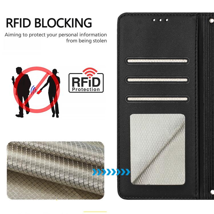 For Redmi Note 15 Pro+ 5G Global 163.3mm Cat Rat Embossed Pattern RFID Leather Phone Case with Lanyard