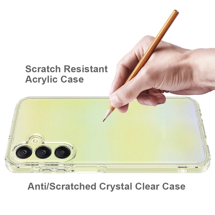 For Samsung Galaxy A16 5G Scratchproof Acrylic TPU Phone Case - Transparent