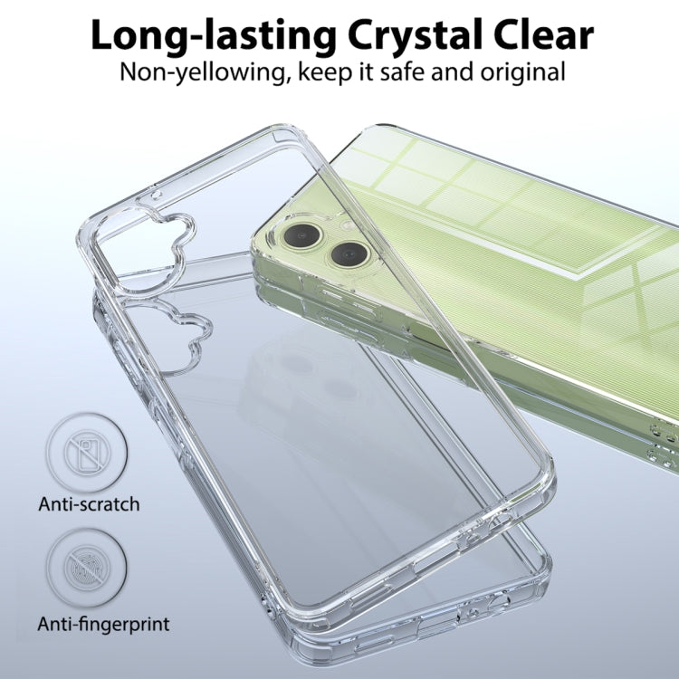 For Samsung Galaxy A06 4G Scratchproof Acrylic TPU Phone Case - Transparent