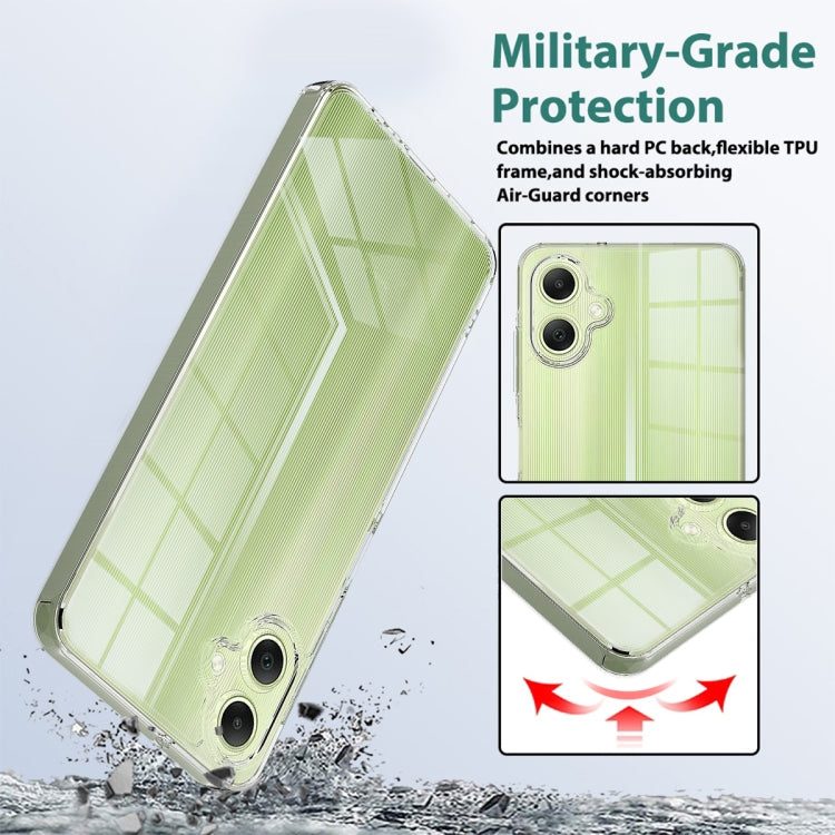 For Samsung Galaxy A06 4G Scratchproof Acrylic TPU Phone Case - Transparent