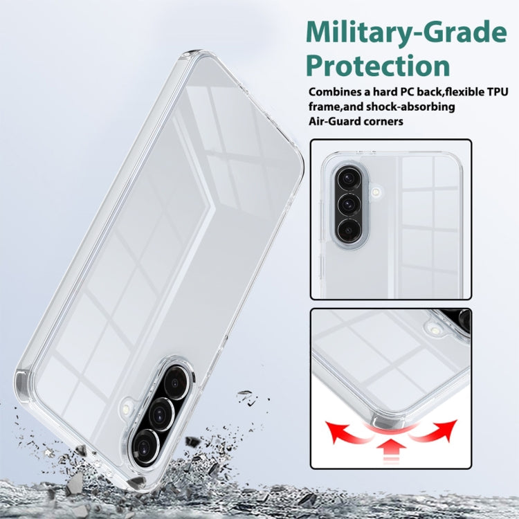 For Samsung Galaxy A36 5G Scratchproof Acrylic TPU Phone Case - Transparent