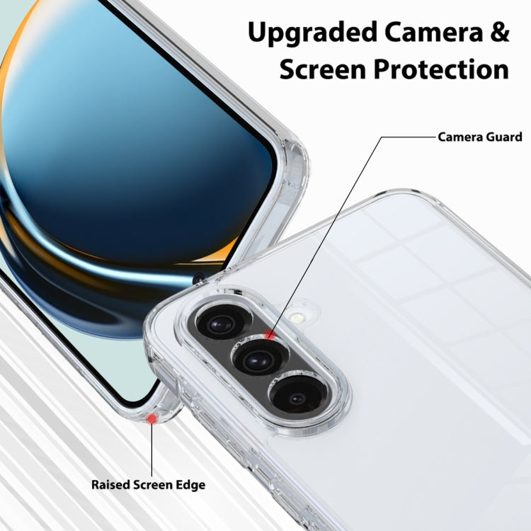 For Samsung Galaxy A36 5G Scratchproof Acrylic TPU Phone Case - Transparent