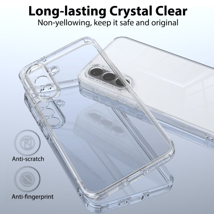 For Samsung Galaxy A26 5G Scratchproof Acrylic TPU Phone Case - Transparent