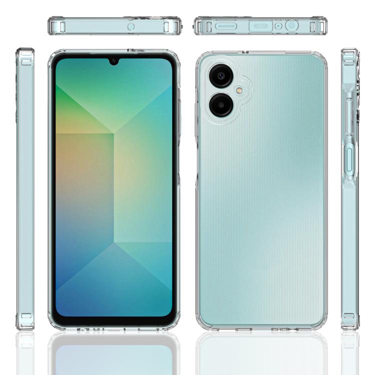 For Samsung Galaxy A06 5G Scratchproof Acrylic TPU Phone Case - Transparent