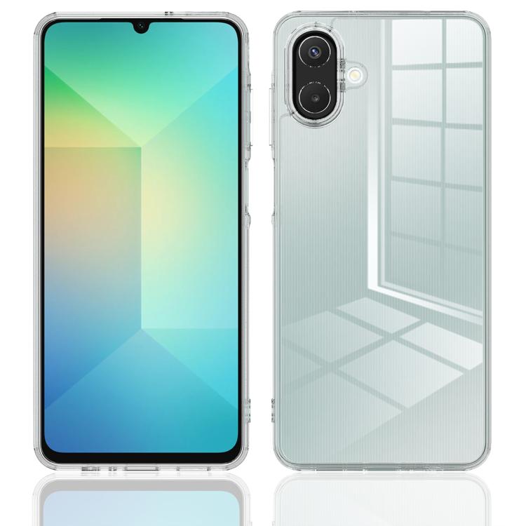 For Samsung Galaxy A07 / M17e / F07e Scratchproof Acrylic TPU Phone Case - Transparent