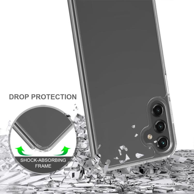 For Galaxy A27 5G Scratchproof Acrylic TPU Phone Case - Transparent