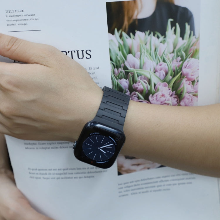 For Apple Watch SE 40mm Magnetic Silicone Watch Band