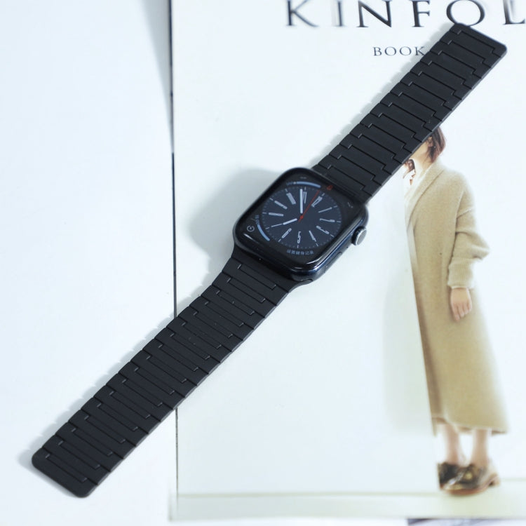 For Apple Watch Series 3 42mm Magnetic Silicone Watch Band
