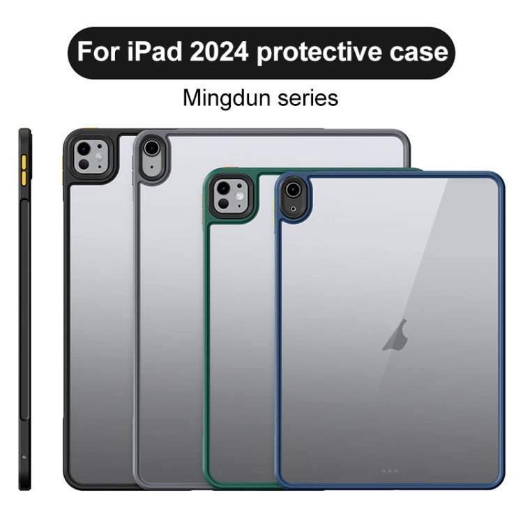 For iPad Air 11 2026 / 2025 / 2024 Ming Shield Series PC Hybrid TPU Tablet Case