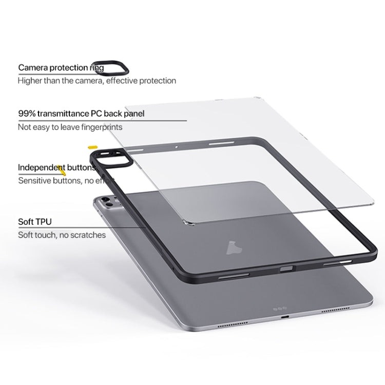 For iPad Pro 13 2025 / 2024 Ming Shield Series PC Hybrid TPU Tablet Case