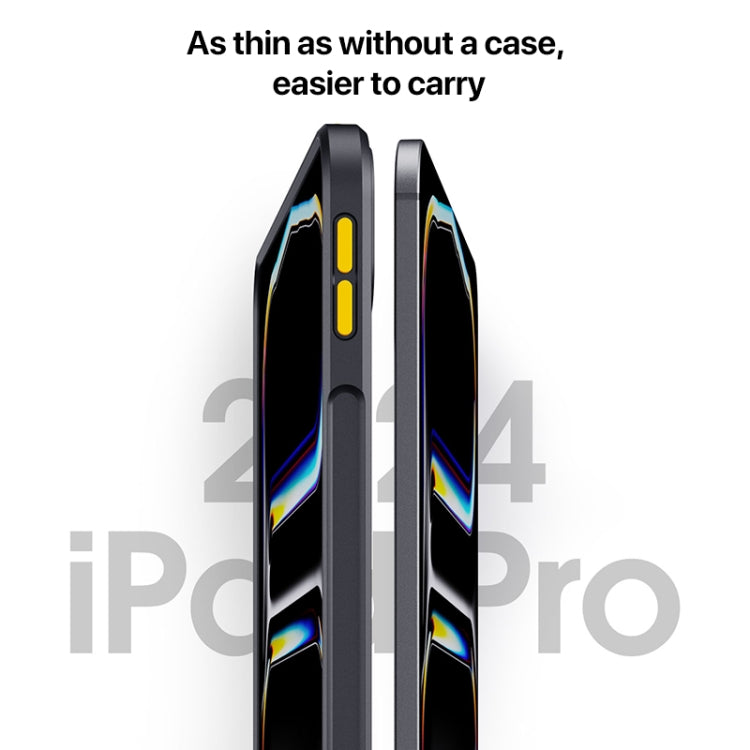 For iPad Air 11 2026 / 2025 / 2024 Ming Shield Series PC Hybrid TPU Tablet Case