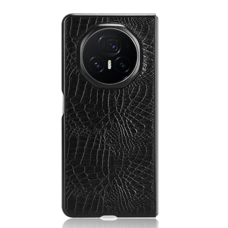 For Honor Magic V3 Crocodile Texture Back Cover Phone Case