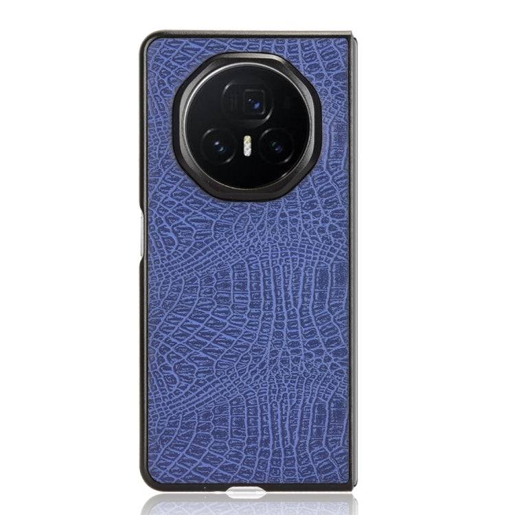 For Honor Magic V3 Crocodile Texture Back Cover Phone Case