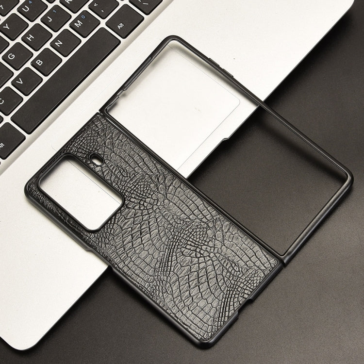 For Honor Magic Vs3 Crocodile Texture Back Cover Phone Case