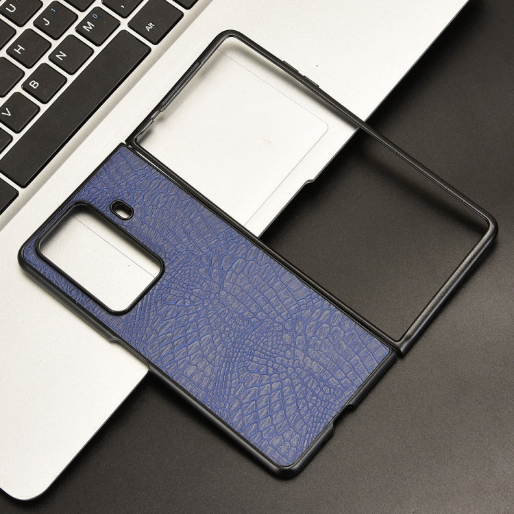 For Honor Magic Vs3 Crocodile Texture Back Cover Phone Case