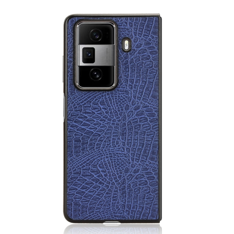 For Honor Magic Vs3 Crocodile Texture Back Cover Phone Case
