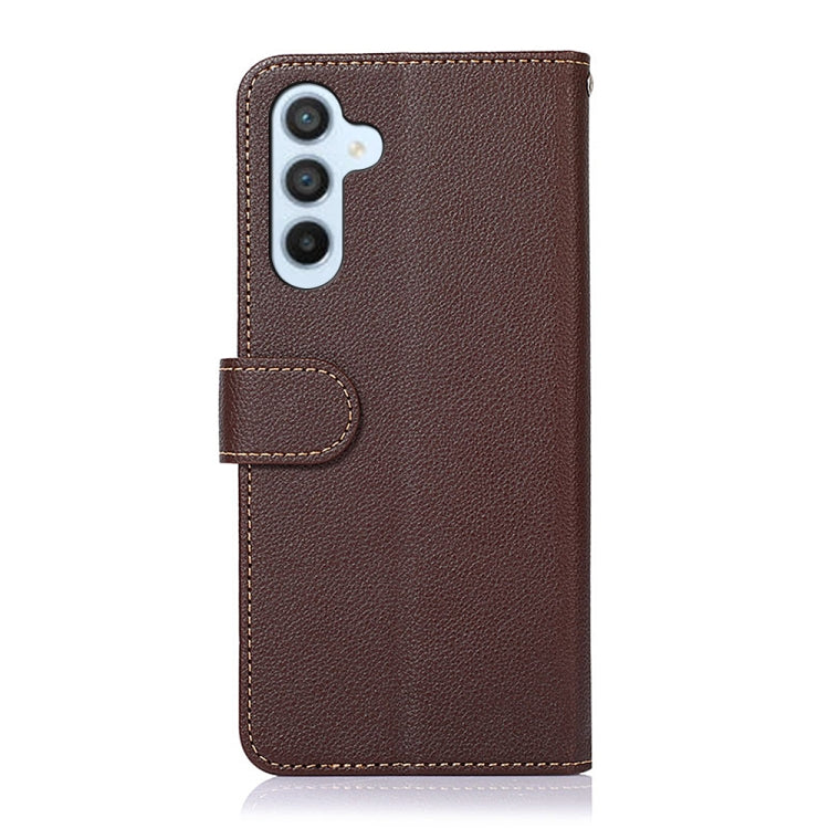 For Samsung Galaxy A26 5G KHAZNEH Litchi Texture Leather RFID Phone Case