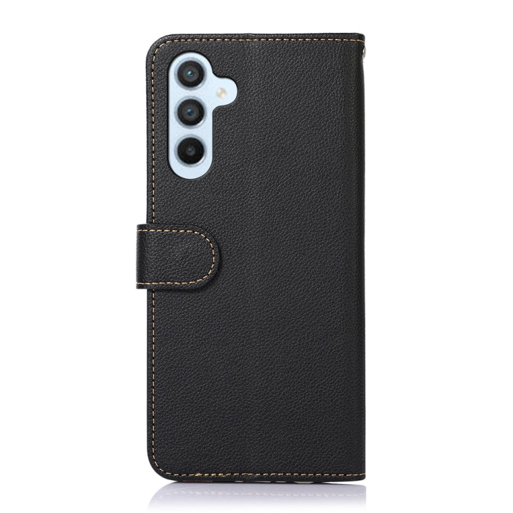 For Samsung Galaxy A26 5G KHAZNEH Litchi Texture Leather RFID Phone Case