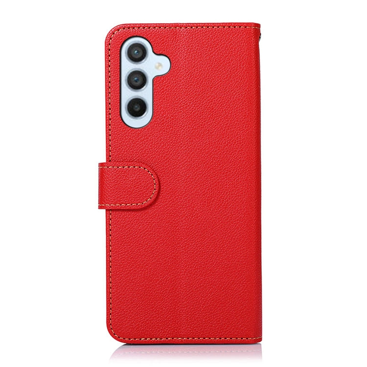 For Samsung Galaxy A56 5G KHAZNEH Litchi Texture Leather RFID Phone Case