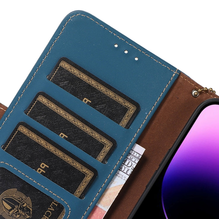 For Samsung Galaxy A56 5G Genuine Leather Magnetic RFID Leather Phone Case