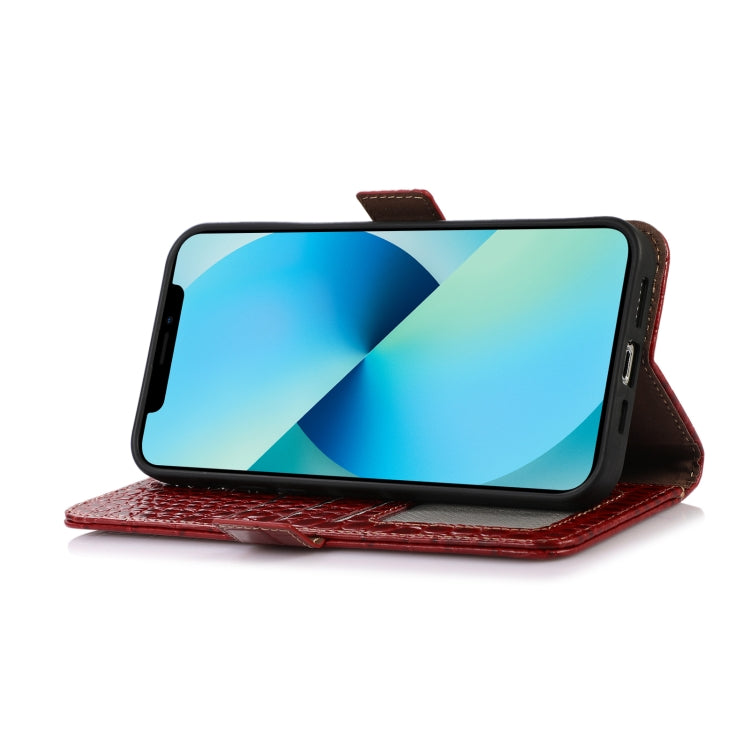 For Samsung Galaxy A36 Crocodile Top Layer Cowhide Leather Phone Case