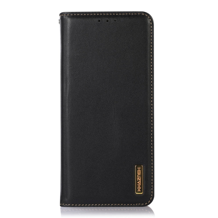 For Samsung Galaxy A06 4G KHAZNEH Nappa Top Layer Cowhide Leather Phone Case