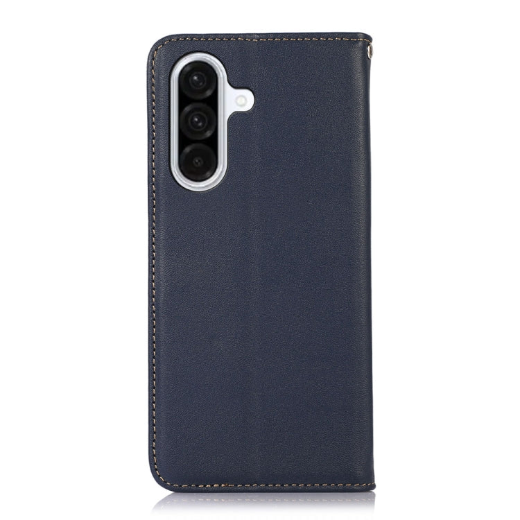 For Samsung Galaxy A36 KHAZNEH Nappa Top Layer Cowhide Leather Phone Case
