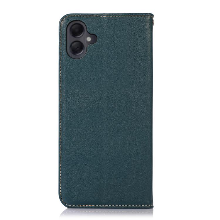 For Samsung Galaxy A07 5G KHAZNEH Nappa Top Layer Cowhide Leather Phone Case