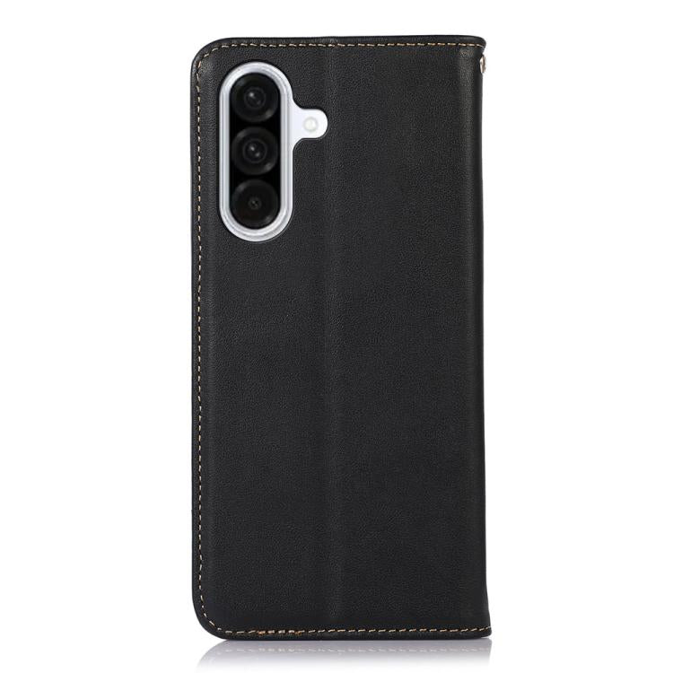For Samsung Galaxy A37 5G KHAZNEH Nappa Top Layer Cowhide Leather Phone Case