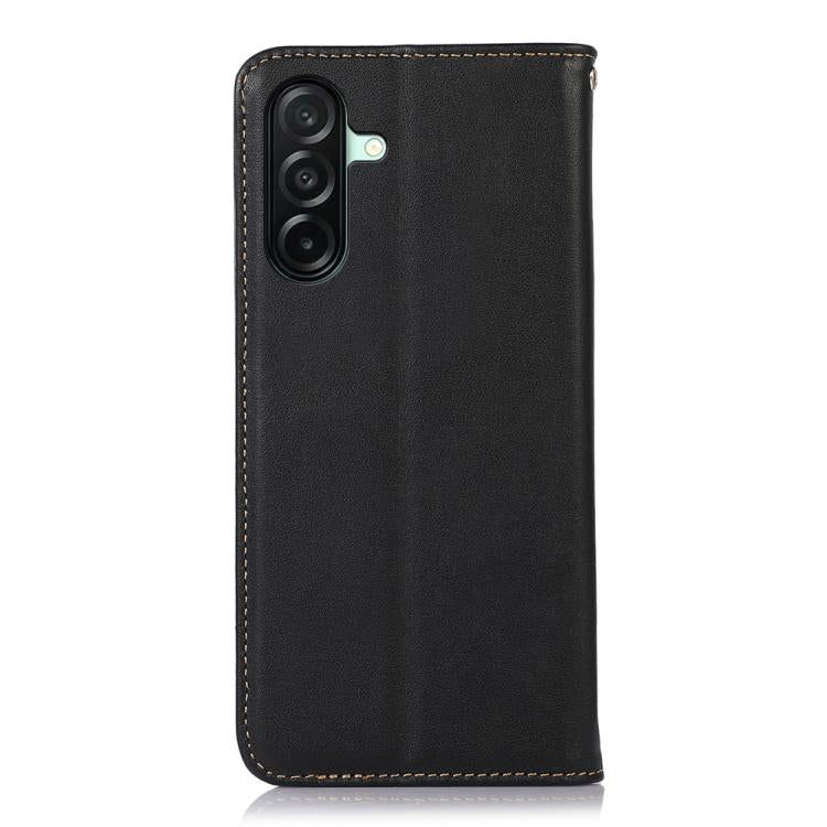 For Samsung Galaxy A27 5G KHAZNEH Nappa Top Layer Cowhide Leather Phone Case