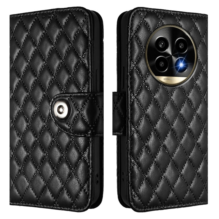 For Realme 13 Pro / 13 Pro+ 5G Rhombic Texture Flip Leather Phone Case with Lanyard