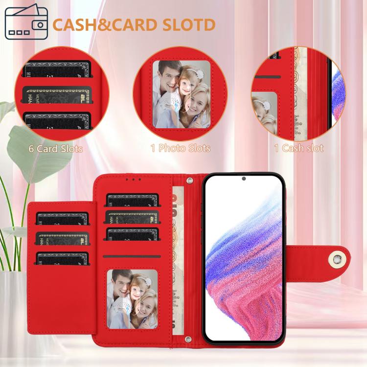 For Realme P4 5G Rhombic Texture Flip Leather Phone Case with Lanyard