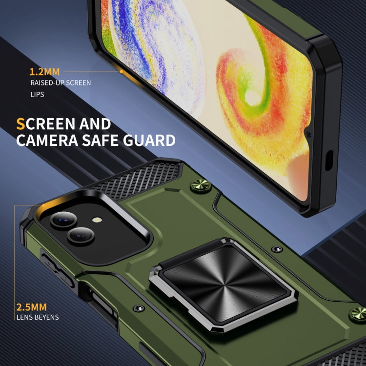 For Samsung Galaxy A04 Shockproof Metal Holder Phone Case