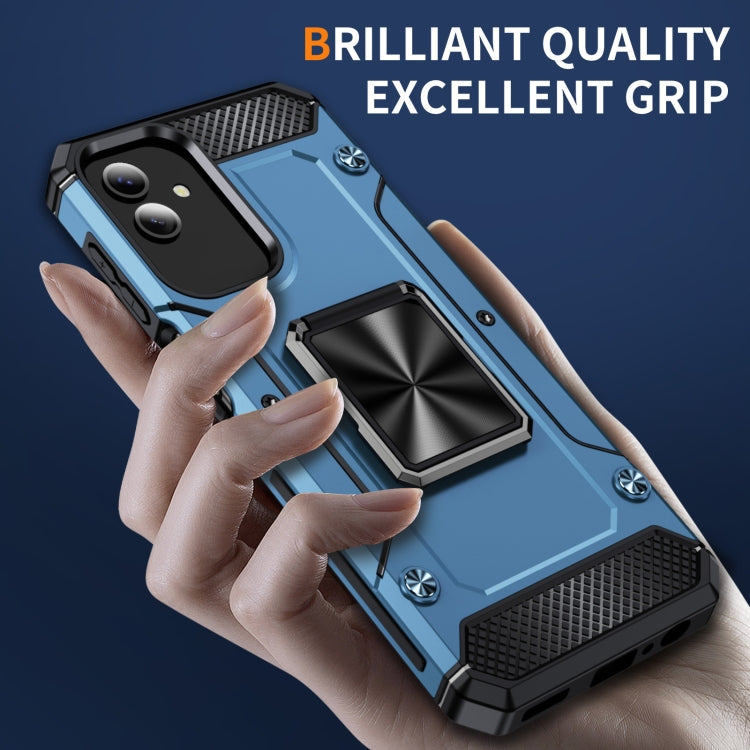 For Samsung Galaxy A04 Shockproof Metal Holder Phone Case