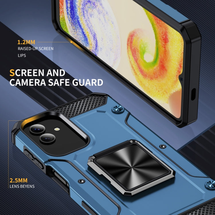 For Samsung Galaxy A04 Shockproof Metal Holder Phone Case