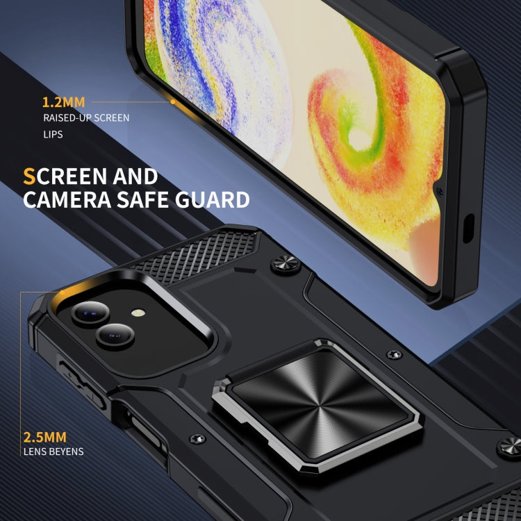 For Samsung Galaxy A04 Shockproof Metal Holder Phone Case