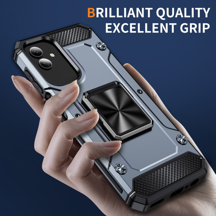 For Samsung Galaxy A04 Shockproof Metal Holder Phone Case