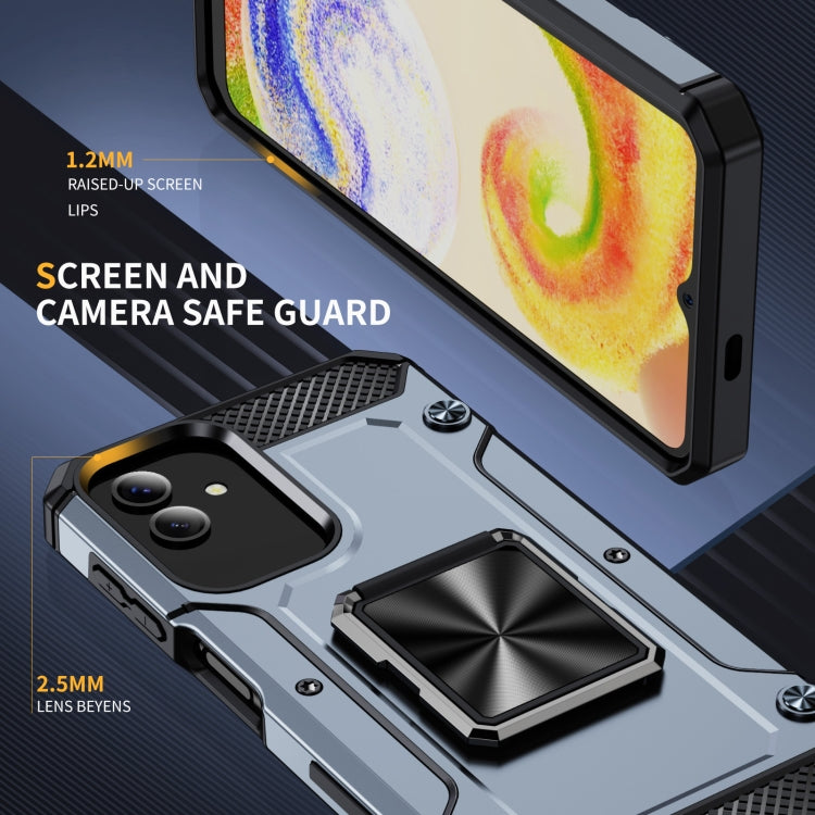 For Samsung Galaxy A04 Shockproof Metal Holder Phone Case